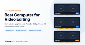 Best computer for video editing in 2026: graphics card picks by budget